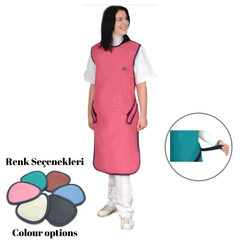 Front and Back Protection Velcro Strap Apron
