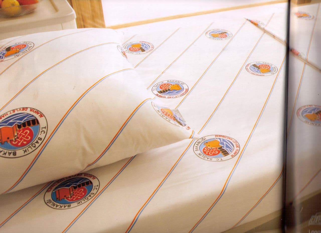Hospital Bed Linen Set With Logo