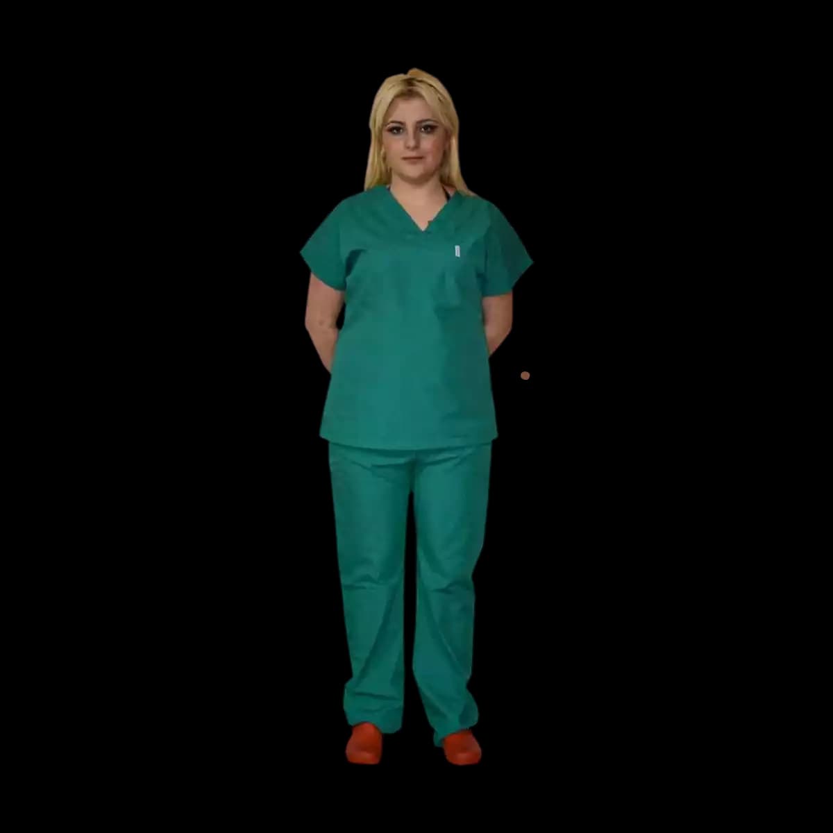 Operating Room Uniform V Collar