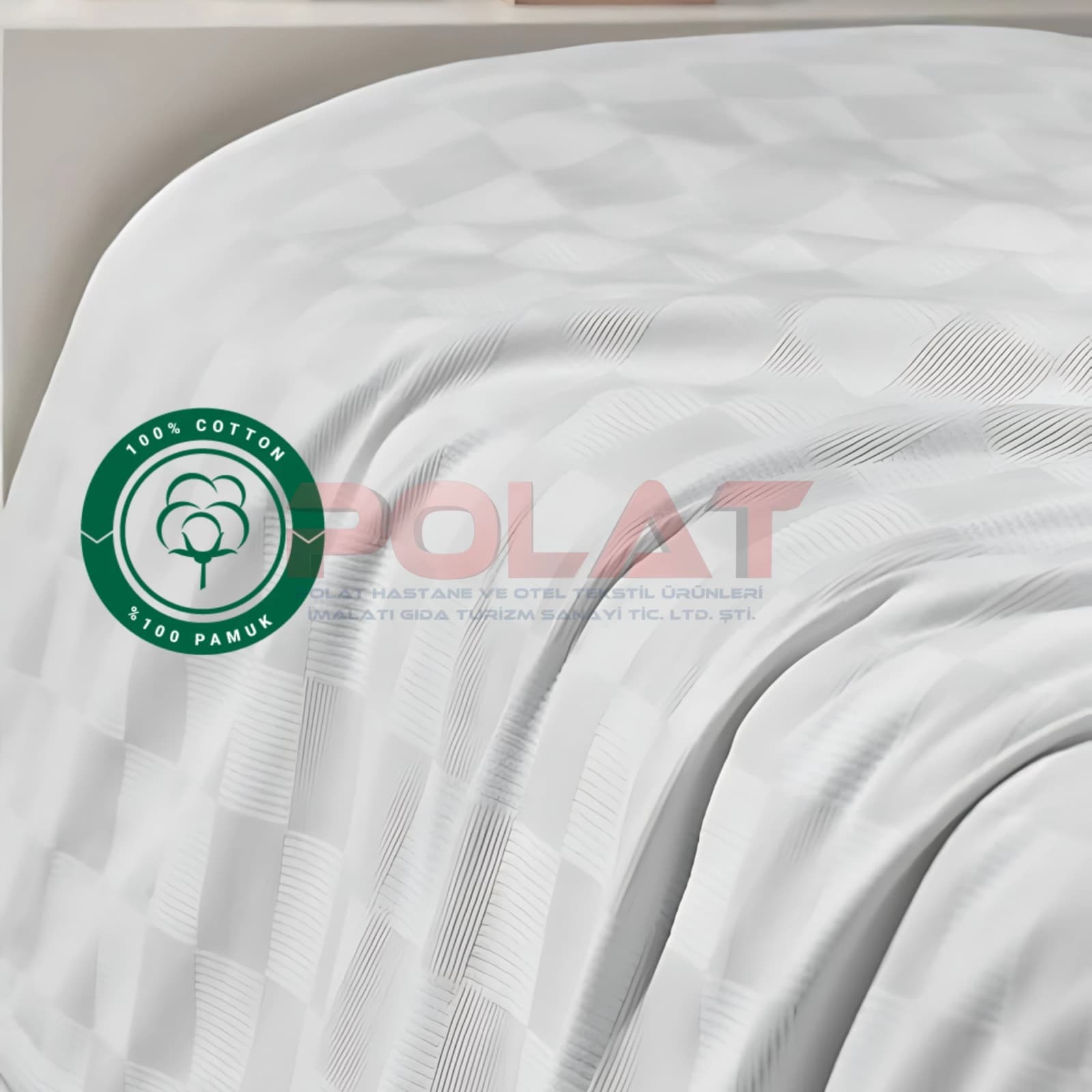 Checkered Bedspread – 100% Cotton