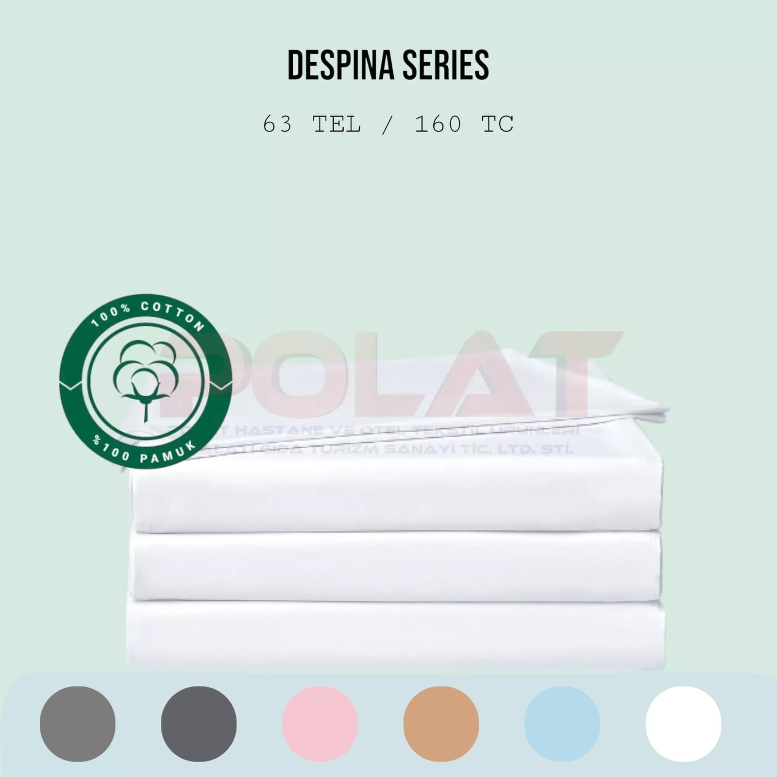Despina Series Sheet 160 TC – 100% Cotton