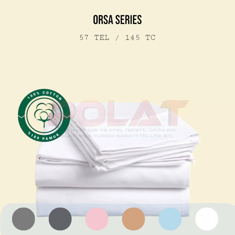 Orsa Series Sheet 145 TC -100% Cotton